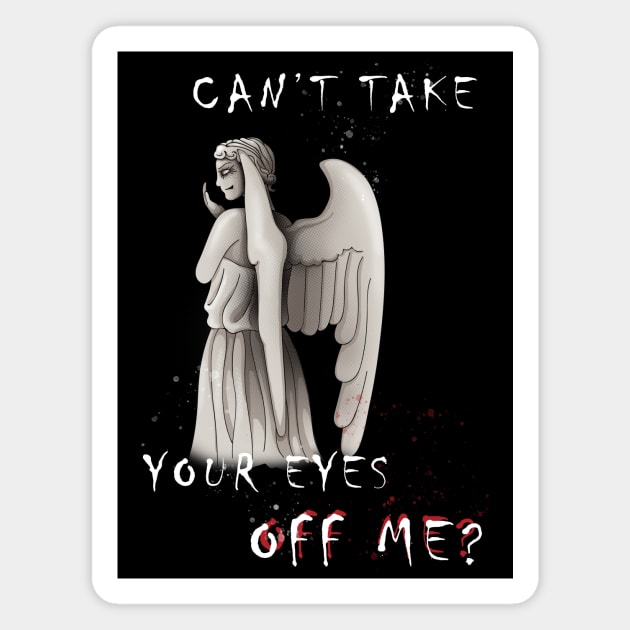 Beware the weeping angel! Magnet by novacaine